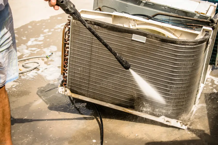 window ac jet cleaning