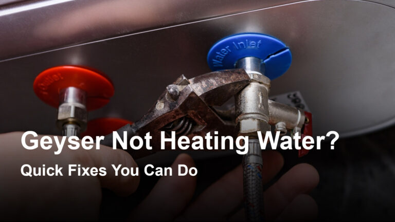 geyser not heating water