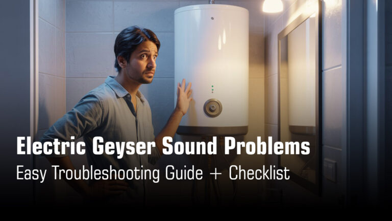 geyser sound problem