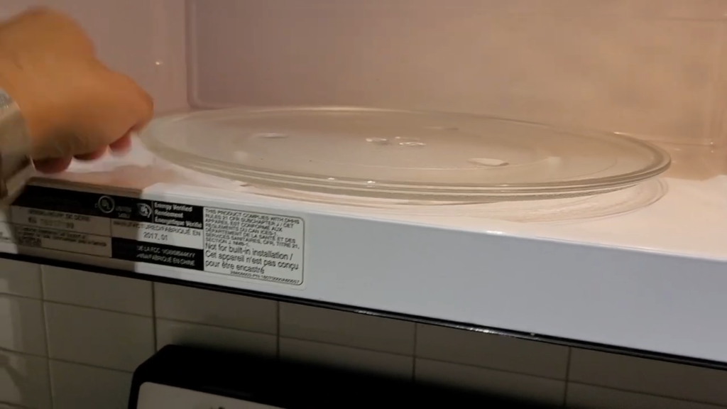 microwave oven glass tray