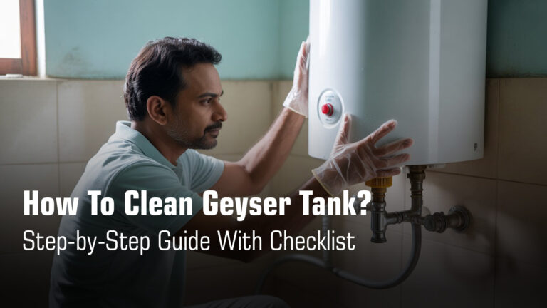 how to clean geyser tank