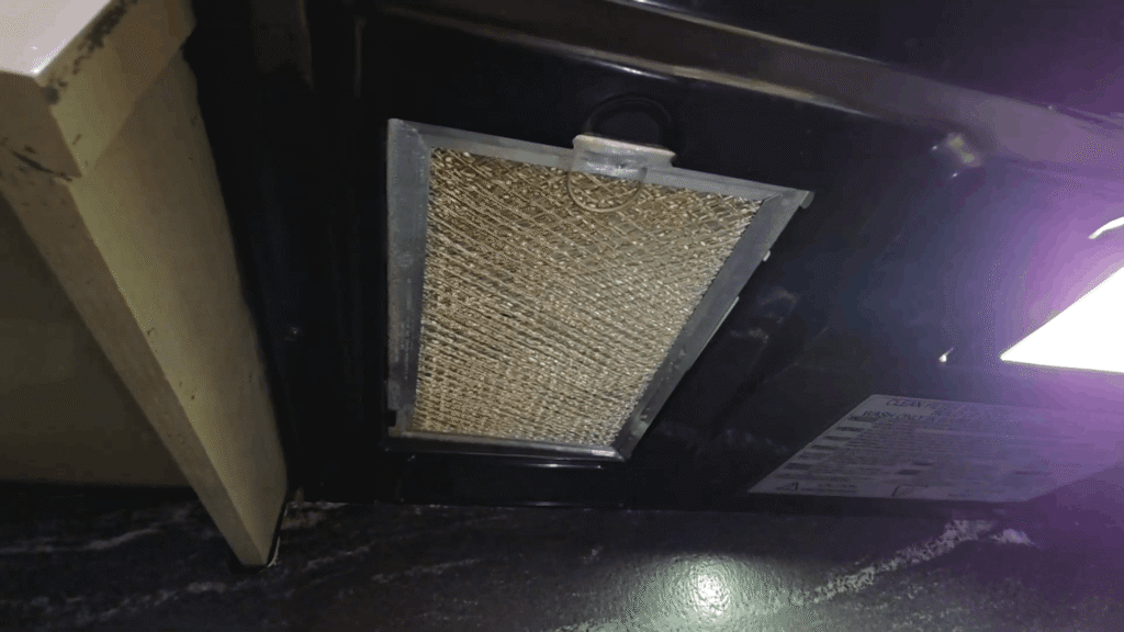 microwave oven grease filter