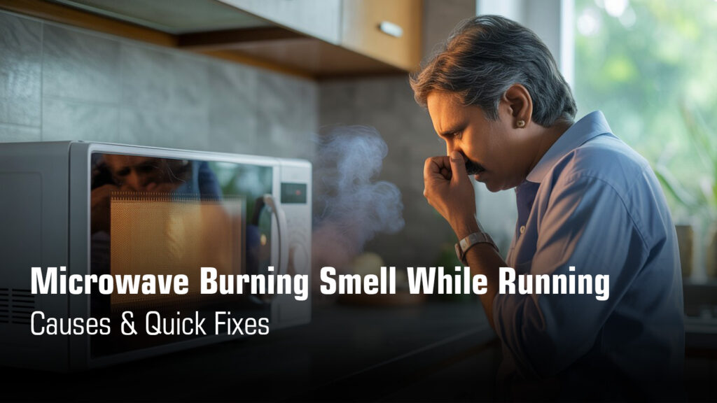 Microwave Burning Smell While Running