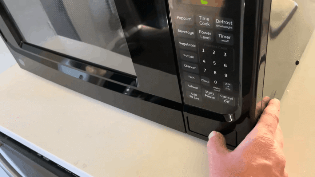 microwave oven mechanical child lock 2