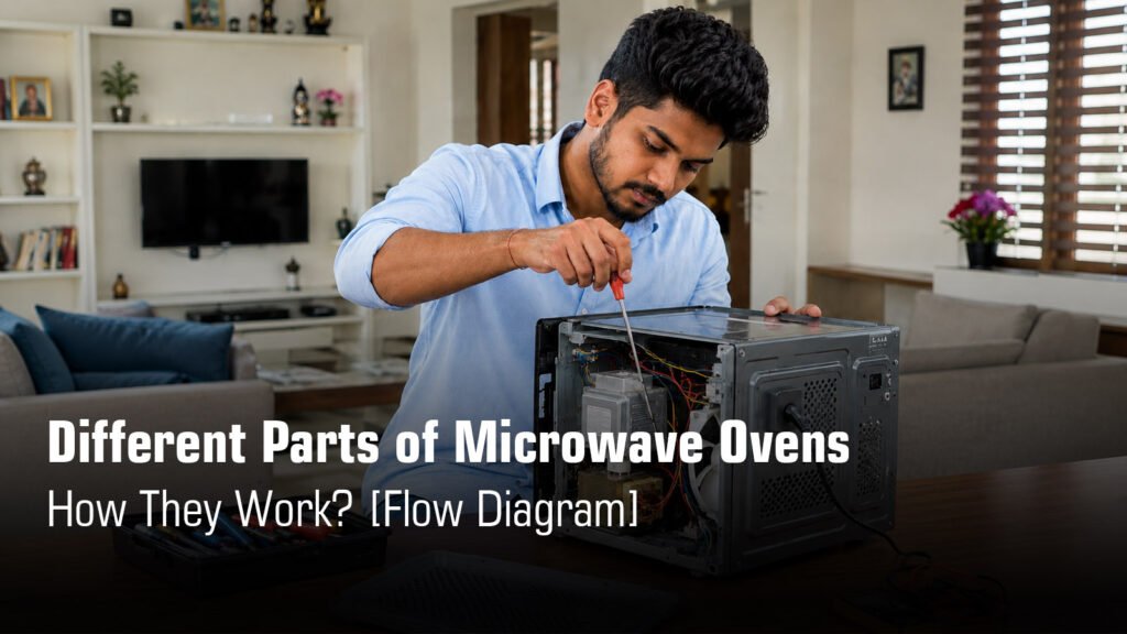 Different Parts of Microwave Ovens